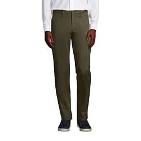 Lands' End Pants Mens Traditional Fit Comfortfirst Knockabout